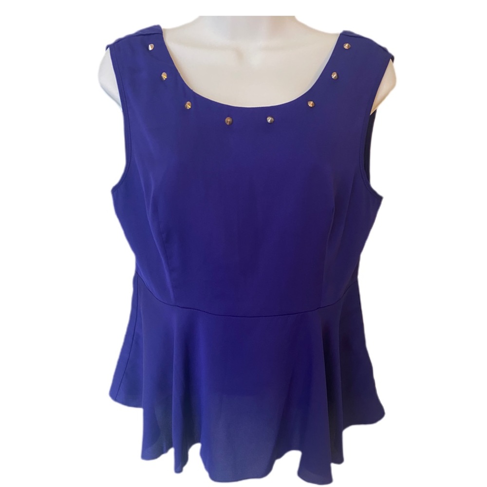 Signature 8 purple open back camisole top